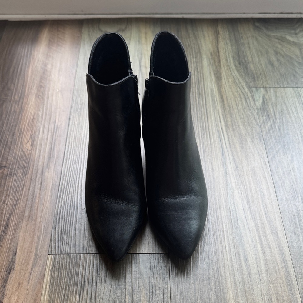 Cole Haan Sleek Black Ankle Booties